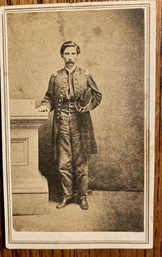 John Baugh Musician 40th Illinois Infantry Civil War Cdv And 18th Illinois Inf.