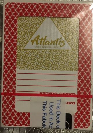Atlantis Casino Resort Spa Reno Playing Cards 12 Pk