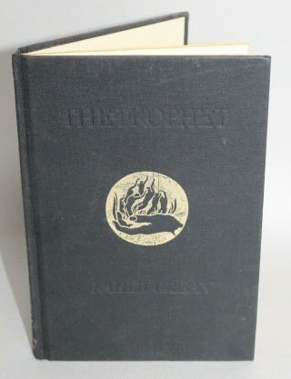 Vintage 1970 Book The Prophet Kahlil Gibran