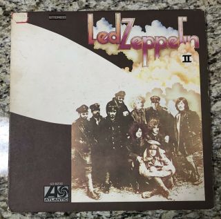 Led Zeppelin " Led Zeppelin Ii " 1969 Atlantic Sd 8236 Ludwig “rl Ss” Cth Vg/vg