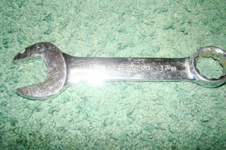 Snap On 1 - 3/16 12 - Point S Flank Drive Short Combination Wrench Oex380b