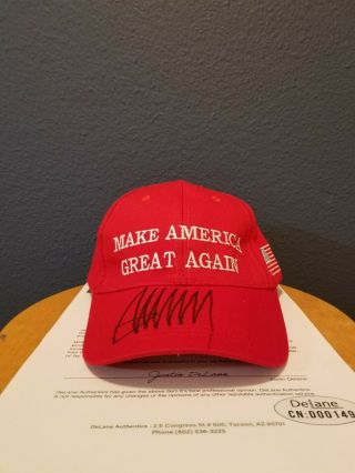 President Donald Trump Autographed Maga Hat