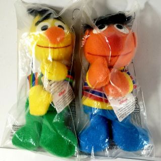 Bert & Ernie Sesame Street Mini Beans Kellogg’s Cereal Toy Figure Plush Nip