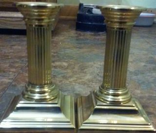 Baldwin Brass Candlesticks 5.  Inches Tall