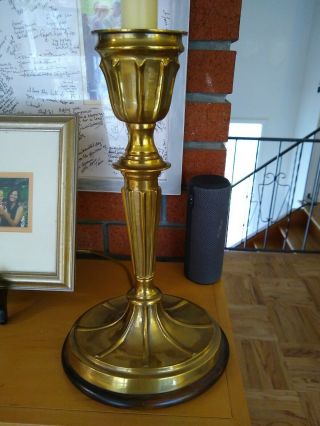Vintage Frederick Cooper Brass Lamp And Fc Shade Euc