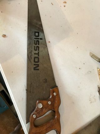Vintage Disston D - 23 Hand Saw