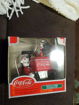 Coca Cola Christmas Ornament Soda Machine