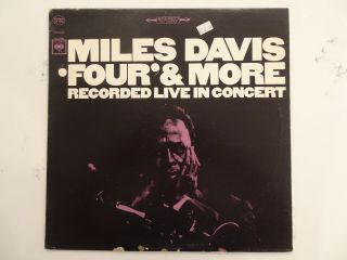 Miles Davis Four More LP RARE ORIG ' 66 STEREO 2 - EYE INNER BAG 3