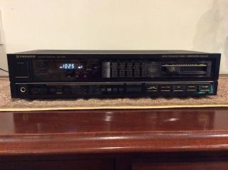 Vintage Pioneer Stereo Receiver Sx - 1100 Digital Synth Tuning 5 Band Graphic Eq