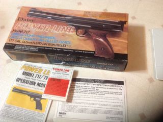 Vintage Daisy Powerline 717 Pellet Pistol Bb Gun