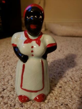 Rare Americana Aunt Jamima Mammy Porcelain Bank Made In Occupied Japan
