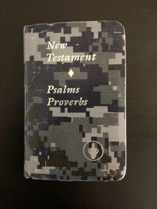 Us Navy Nwu Testament Psalms Proverbs Mini Bible - Usn Military
