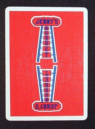 RARE Jerry ' s Nugget Playing Cards Authentic Vintage Decks - - RED Backs 2