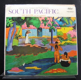 Les Baxter And His Orchestra - South Pacific Lp Vg,  T1012 Promo Vinyl Record