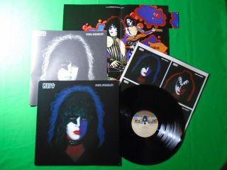 Kiss - Paul Stanley / Japan Clear Black Wax Press Vinyl Lp W/poster Vip - 6577 A21