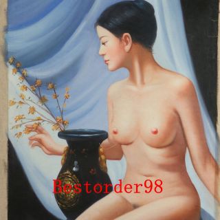 24”x36”hand - Painted Oil Painting On Canvas - Nude Girl Dyh004