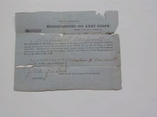 Civil War Document 1865 Slaves Oath 72nd Illinois Montgomery Alabama Slavery Vtg
