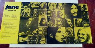 Jane - Here We Are LP VG,  1973 Brain gatefold,  German Import,  Krautrock 3