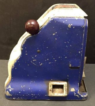 1940 ' s Liberty Bell Groetchen 5 cent Deco Style Trade Stimulator,  Slot Machine 3
