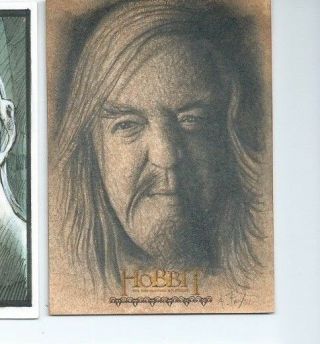 The Hobbit The Desolation Of Smaug Sketch Card Andy Fry