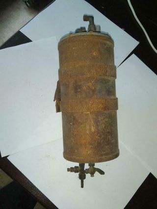 Stewart 116h Vintage Gas Petrol Fuel Pump Vacuum Tank
