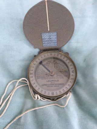 Vintage Leupold & Stevens Compass