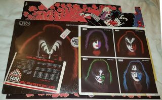 Gene Simmons Kiss Solo Lp With Poster And Kiss Army Insert