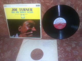Joe Turner Big Joe Rides Again Rare 1960 1st Uk London Ltz - K 15205 Ex Audio