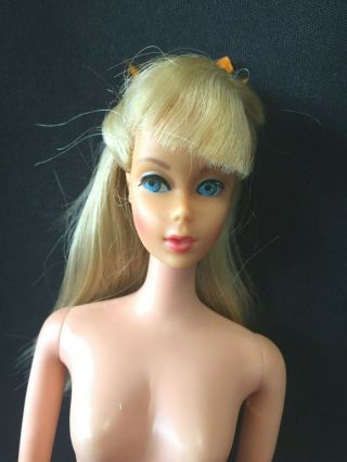 Vintage 1967 Mattel 1160 Barbie Twist N Turn Doll Sun Kissed Blonde 3 DAY 3