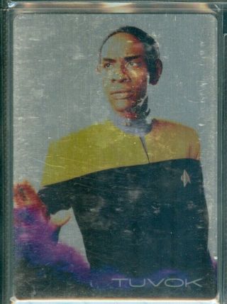 Star Trek Voyager Heroes & Villains (bg3) Black Gold Gallery Parallel Insert Card