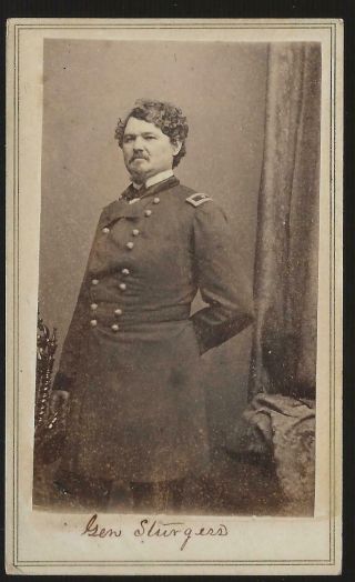 Civil War Cdv Union General Samuel Sturgis