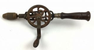 Vintage Miller Falls No.  2 Hand Drill Egg Beater Style