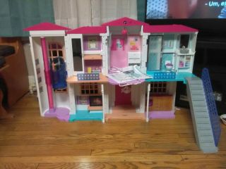 Barbie Doll Dpx21 Hello Dreamhouse With Lights And Sounds,  Guc