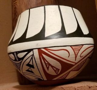 Vintage Jemez Pueblo Pottery Signed Native American Indian