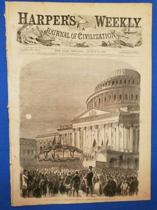 Washington D.  C.  War Meet,  Civil War Complete Harper 