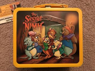 The Secret Of Nimh Lunch Box (vintage 1982).  With Tags In