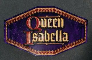 Igt Slot Machine Polygon Topper Insert Queen Isabella