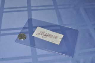 President Thomas Jefferson Signed Autographed Document Cut