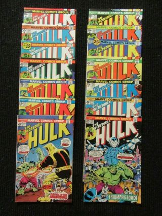 Incredible Hulk 14 Issues 186 To 207 198 In Here