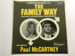 Beatles Paul Mccartney " The Family Way " Soundtrack 1967 Unboxed Decca Pressing