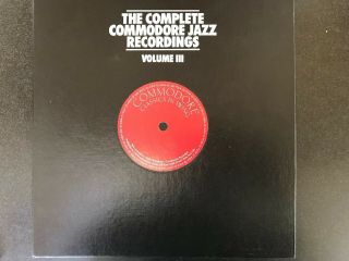 Complete Commodore Jazz Recordings Volume 3 Mosaic Records 20 Lps