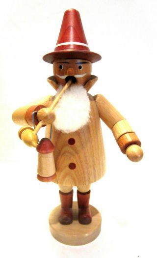 German Democratic Republic Vintage Wooden Incense Smoker Doll