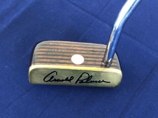 Arnold Palmer Signed Macdougall Palmer Designer C Wood/brass Head Putter