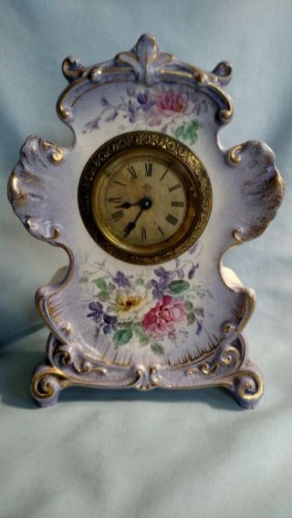 Ansonia Royal Bonn Porcelain Clock - Non