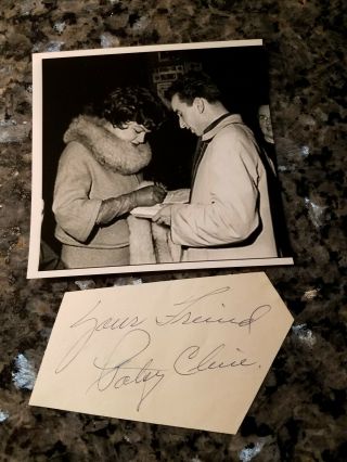 Patsy Cline Signed Autograph Country Legend Grammy Award Winner Loretta Lynn Bud