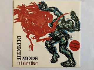 Depeche Mode Its Called A Heart Germany Red Vinyl 7” Single
