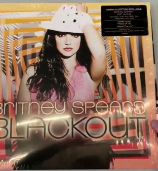 Britney Spears Blackout Vinyl Uo Limited Edition 5000 Copies Only