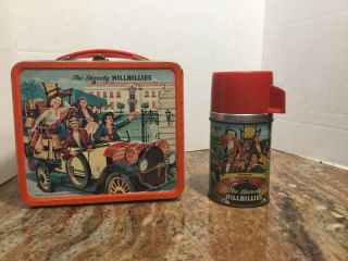 The Beverly Hillbillies Metal Lunch Box With Thermos