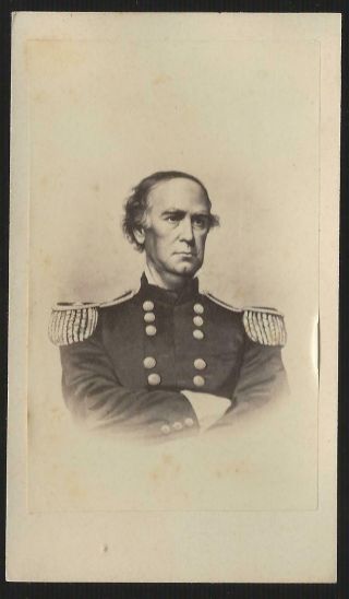 Civil War Cdv Union General Samuel Curtis Victor Of Pea Ridge
