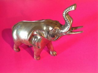 Vintage Chinese Brass,  Copper Elephant